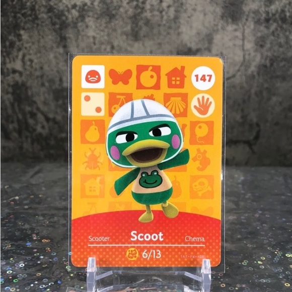 Scoot #147 Animal Crossing Amiibo Card - Picture 2 of 3